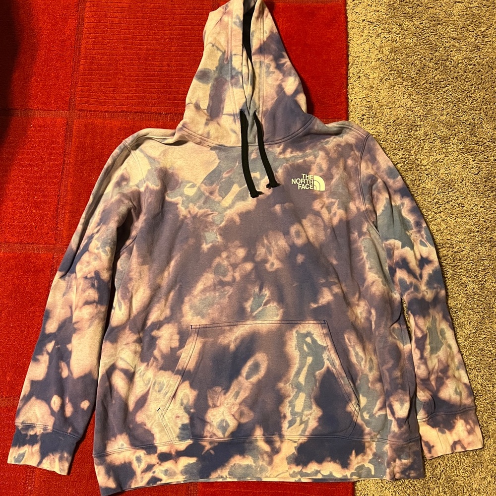 Men’s North Face Custom Bleach-Dyed Hoodie
